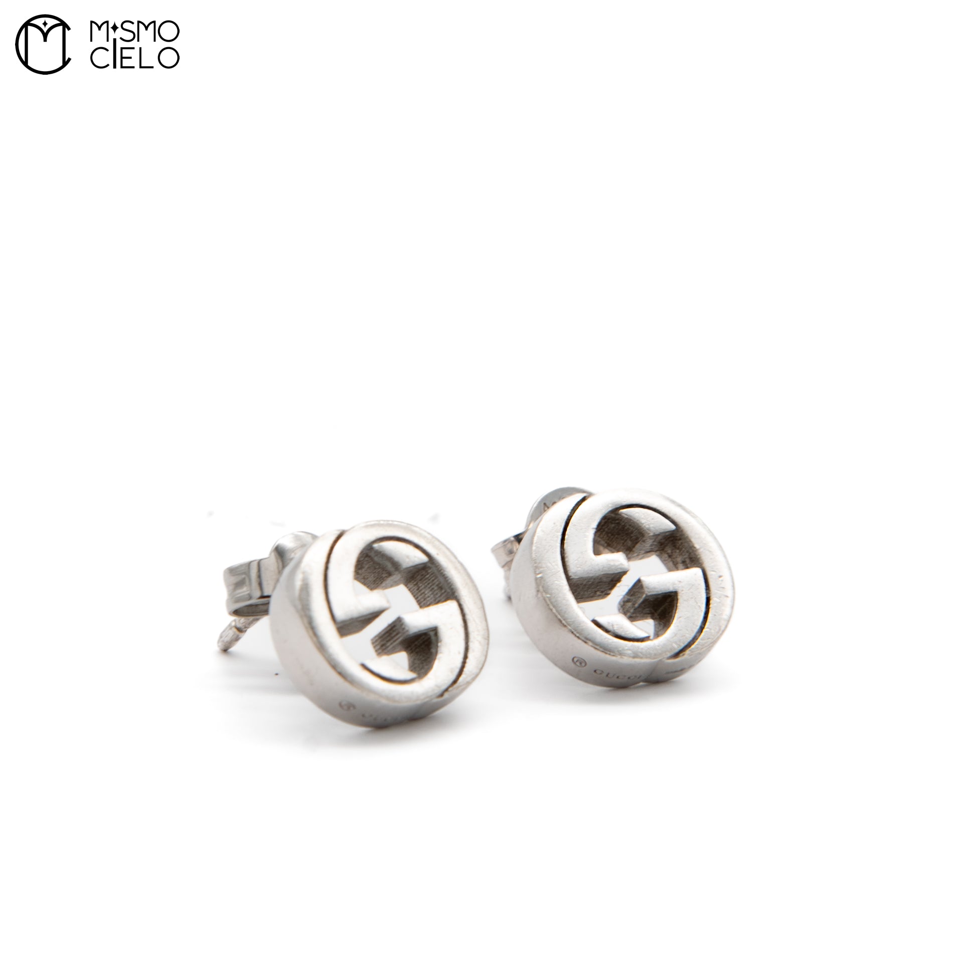 Interlocking 3.6g Silver Earrings