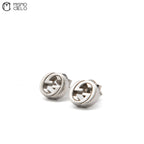 Interlocking 3.6g Silver Earrings