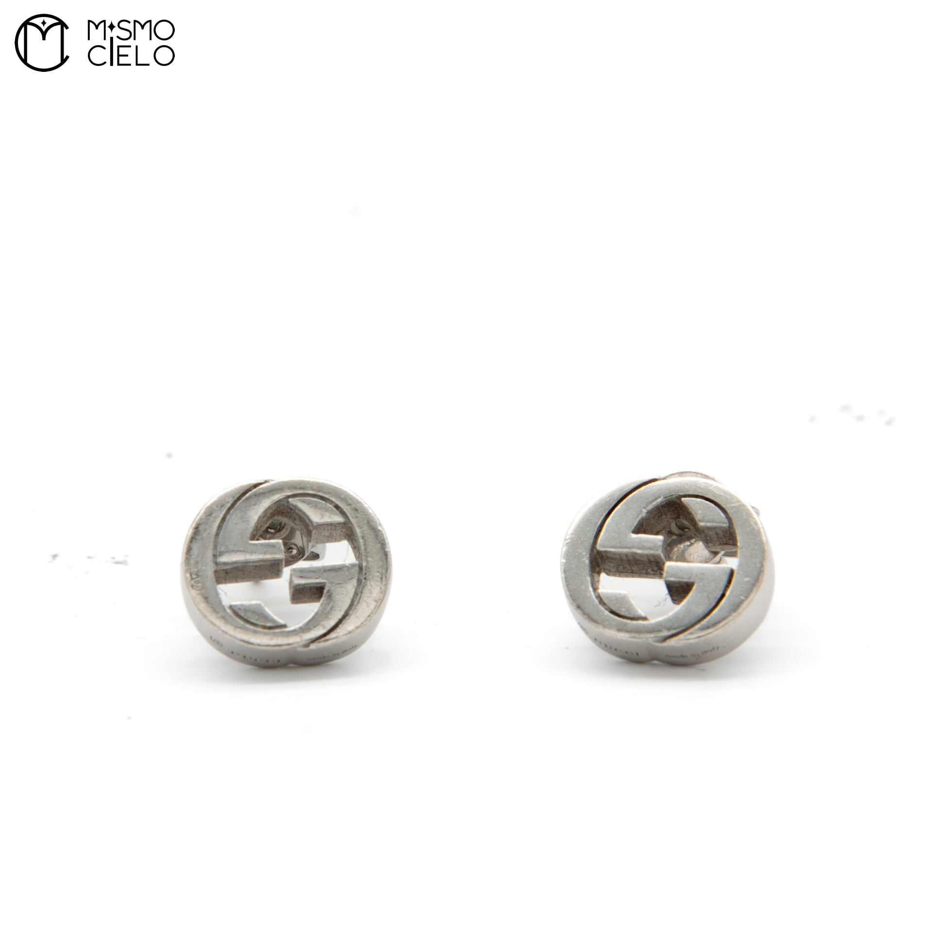 Interlocking 3.6g Silver Earrings