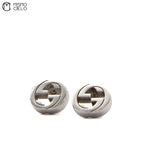 Interlocking 3.6g Silver Earrings