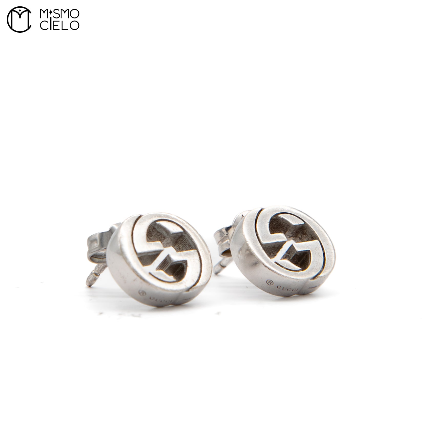 Interlocking 3.6g Silver Earrings