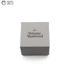 Christal Orb Rhinestone Gold Earrings