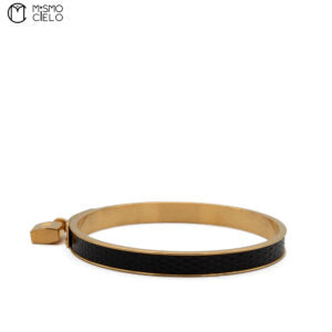 Black and Gold Lizard Bracelet