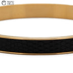 Black and Gold Lizard Bracelet