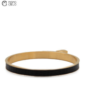 Black and Gold Lizard Bracelet