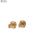 Gold Logo Clip-on Earrings