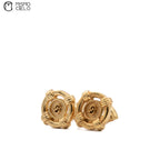 Gold Logo Clip-on Earrings
