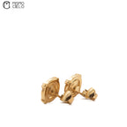 Gold Logo Clip-on Earrings