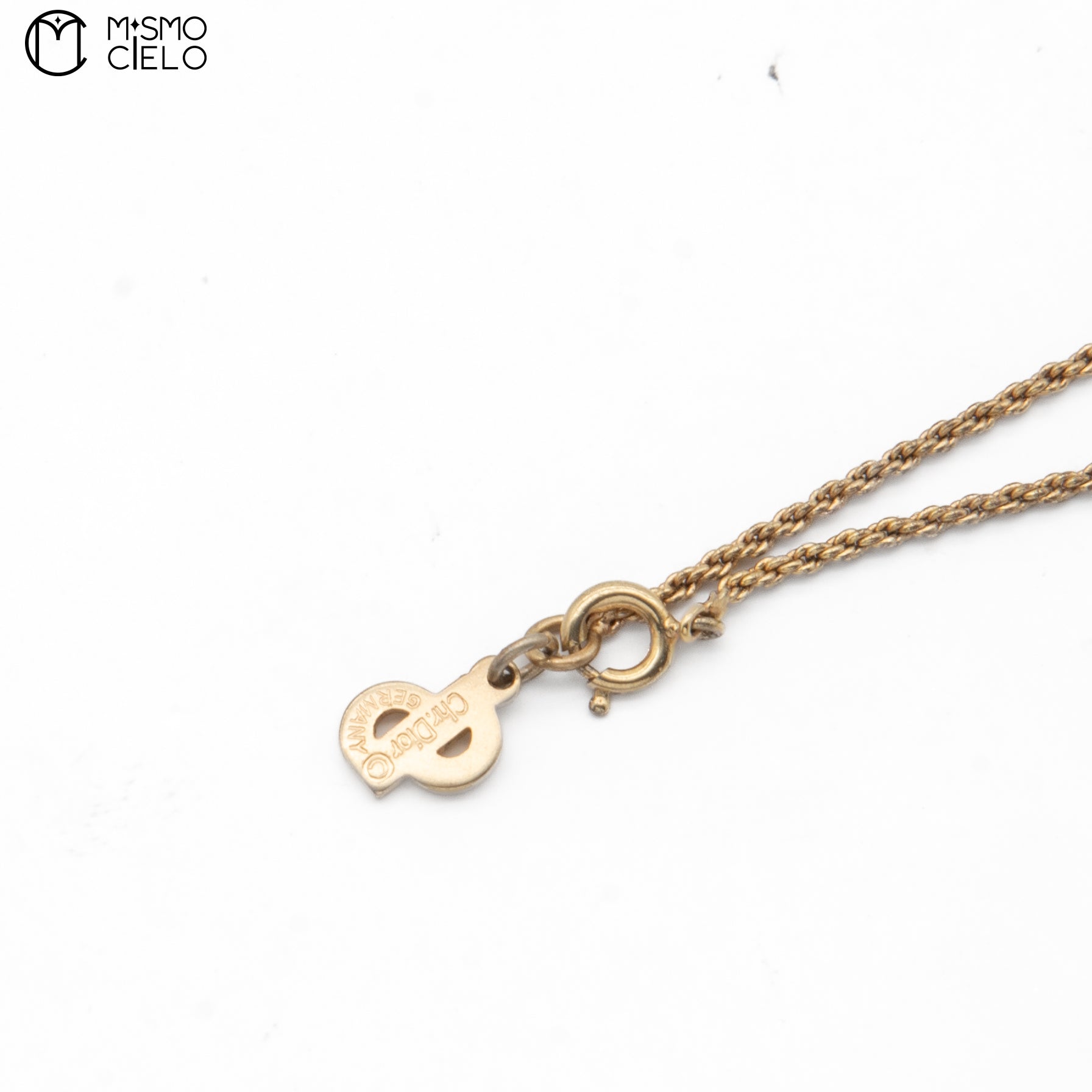 Gold Plated Neclace and logo Pendant