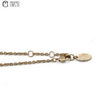 Orb Rhinestone Gold Necklace
