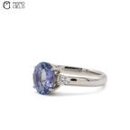 900 Tanzanite and Diamond 4.5g Ring