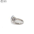 900 Tanzanite and Diamond 4.5g Ring