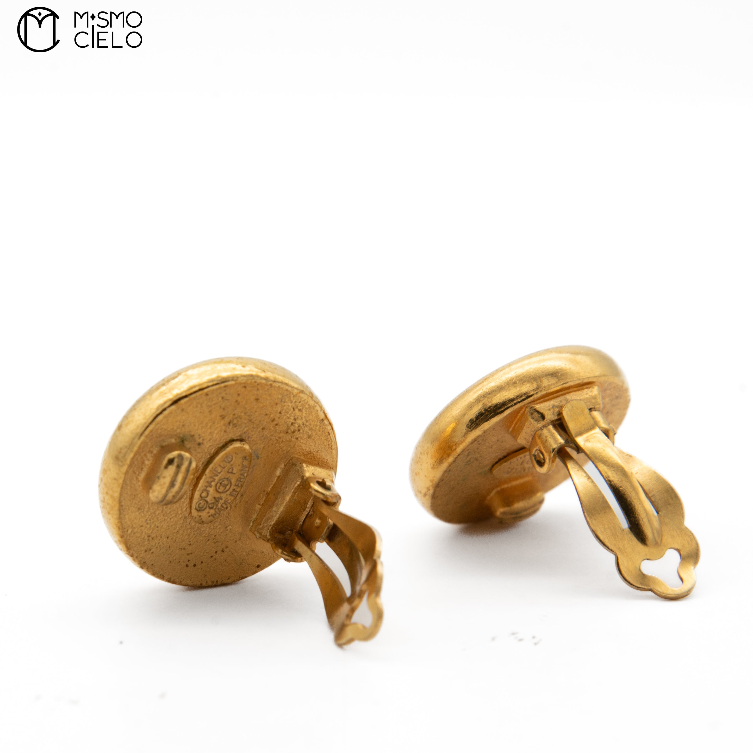 Gold Plated Faux Pearl Clip-On Earrings