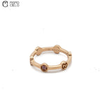 GUCCI 750PG K18  Sapphire 2.2g  Ring Size 9 *