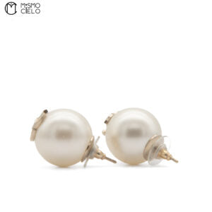 Pearl B16 V Coco Mark Earrings