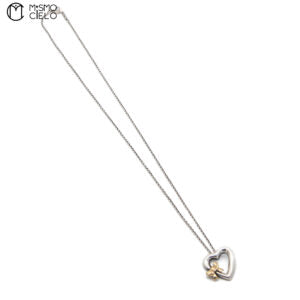 Silver Open Heart Necklace 5.4g