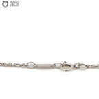 Silver Open Heart Necklace 5.4g