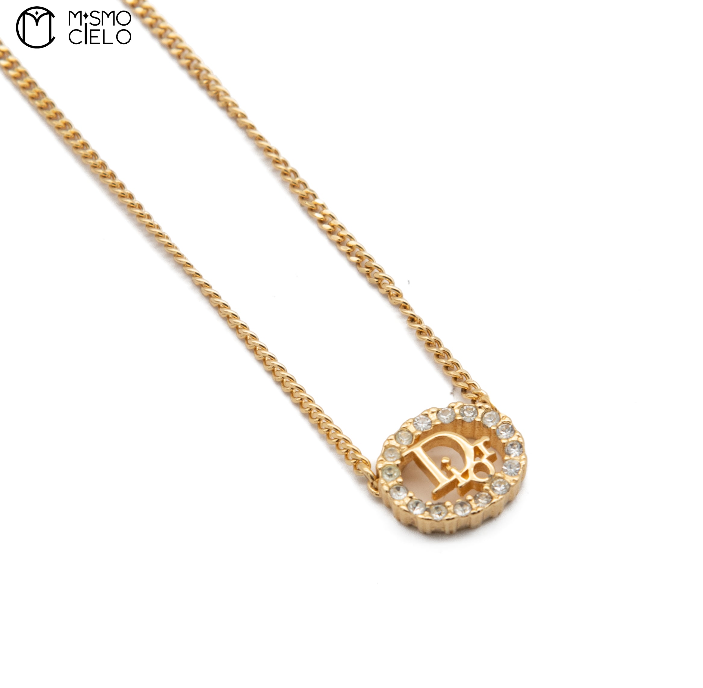 Gold and Diamond Oval Dior