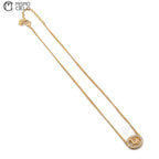 Gold and Diamond Oval Dior