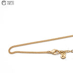 Gold and Diamond Oval Dior