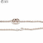 Silver Interlocking GG Necklace
