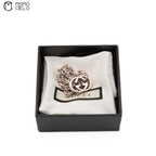 Silver Interlocking GG Necklace