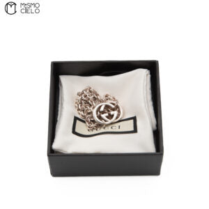 Silver Interlocking GG Necklace