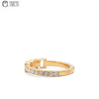 Gold Plated DioRevolution Ring