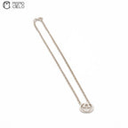 Silver Interlocking GG Necklace