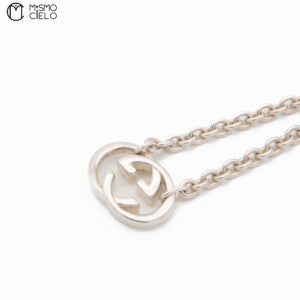 Silver Interlocking GG Necklace
