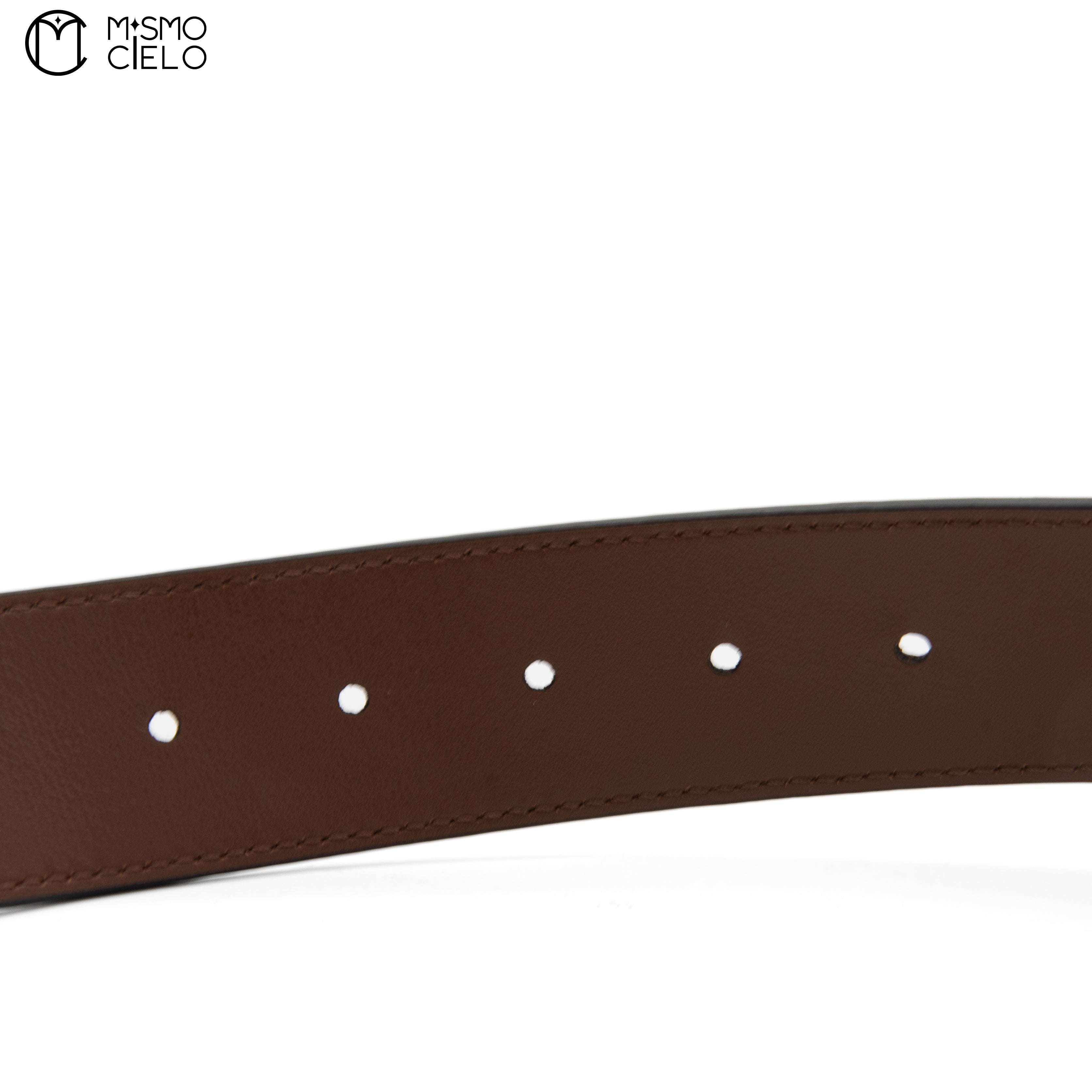 LOUIS VUITTON Belt with LV Initials 40mm Pyramid Reversible Bell