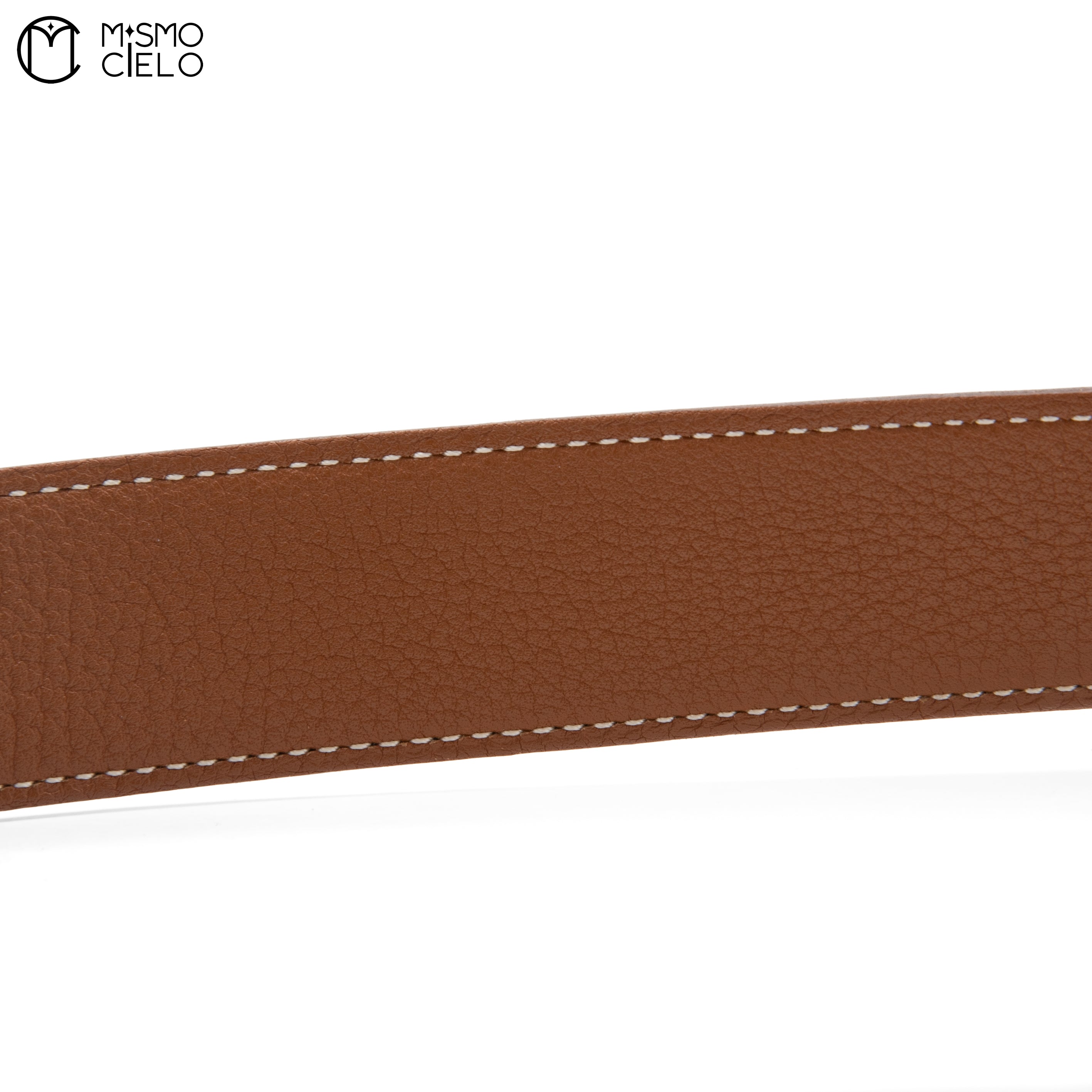 HERMES Silver H Belt  J Series, Black/ Brown Size 90 *