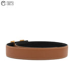 H Belt Leather/Gold A Series Black/ Brown
