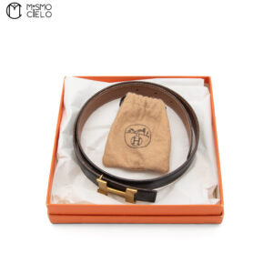 Mini Gold H Belt Z Series Black/ Brown