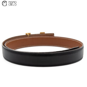 Mini Gold H Belt Z Series Black/ Brown