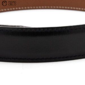 Mini Gold H Belt Z Series Black/ Brown