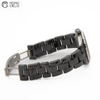 12 Black Dial Transparent Watch