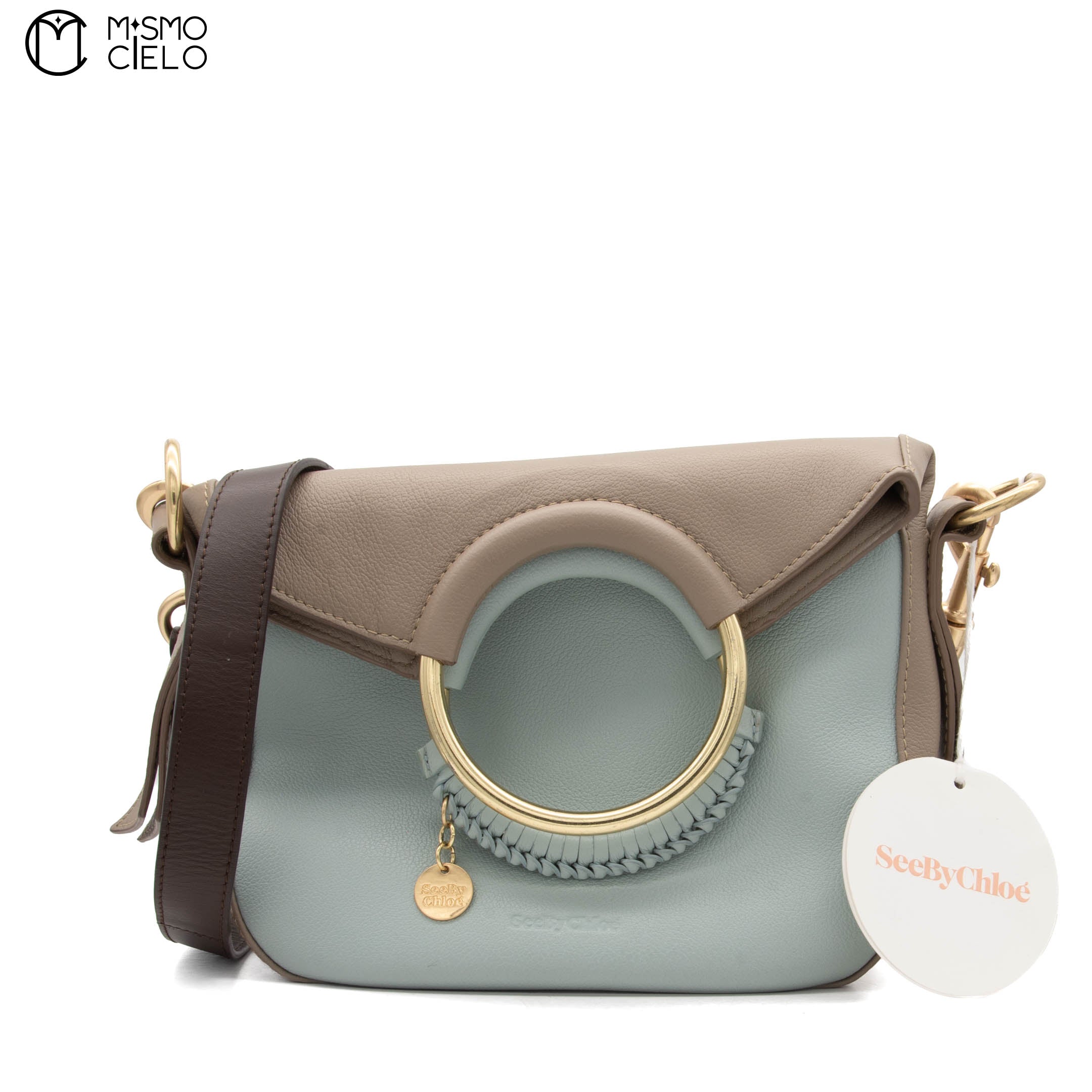 Blue and Brown See by Chloe Shoulder Bag