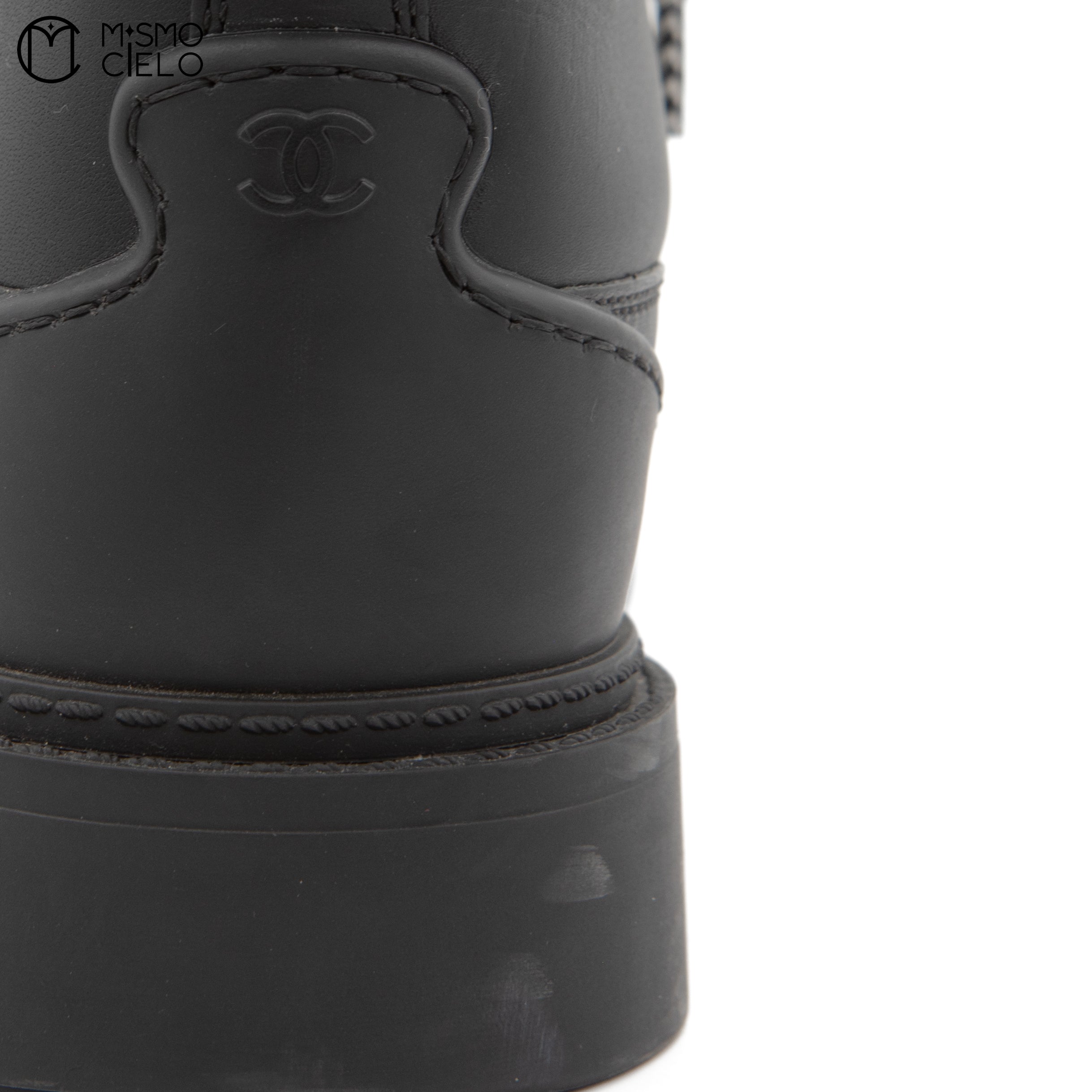 Shearling Boots with Reversible Spikes