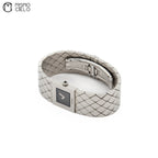 Matelasse SS Banded Watch