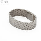 Matelasse SS Banded Watch