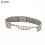 Matelasse SS Banded Watch