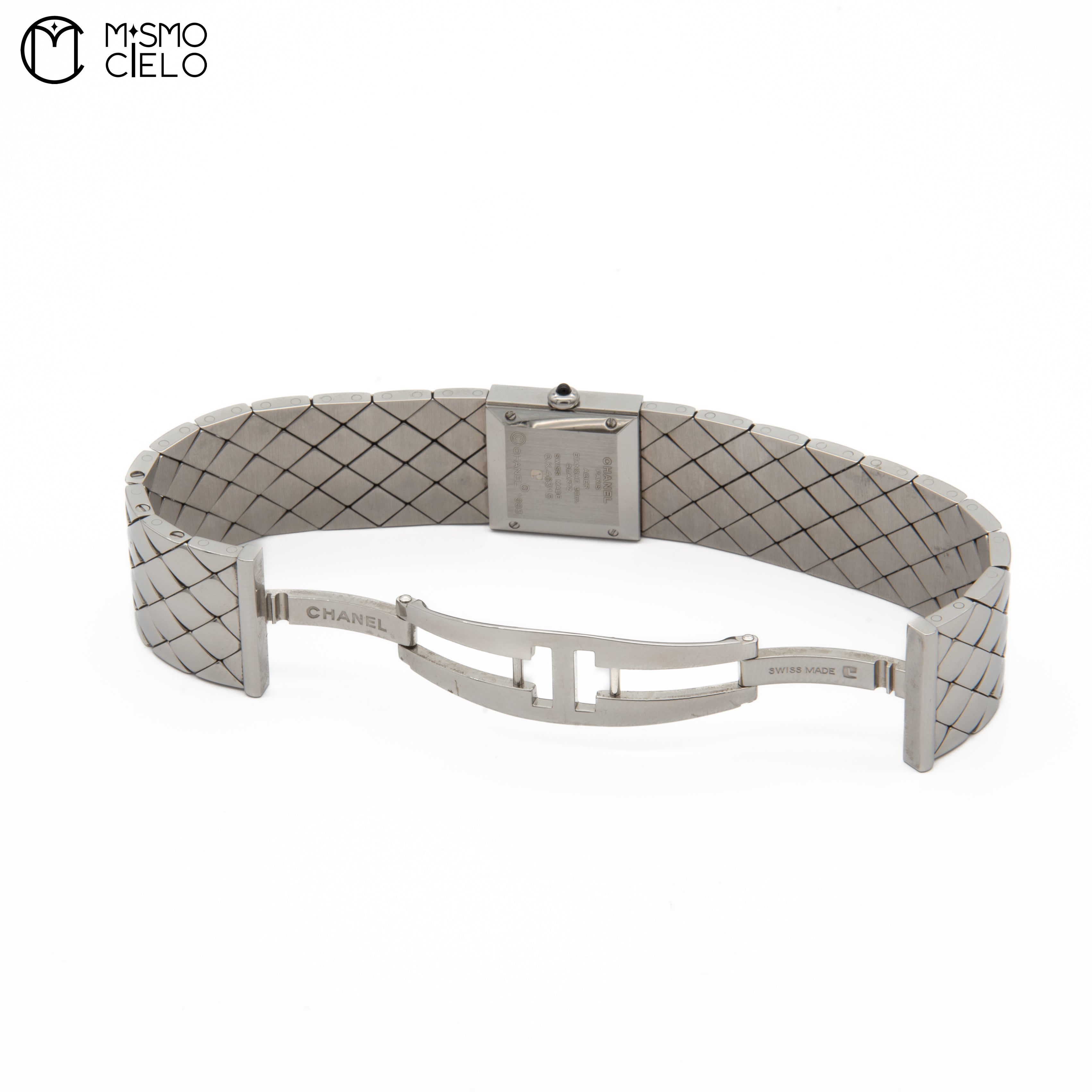 Matelasse SS Banded Watch