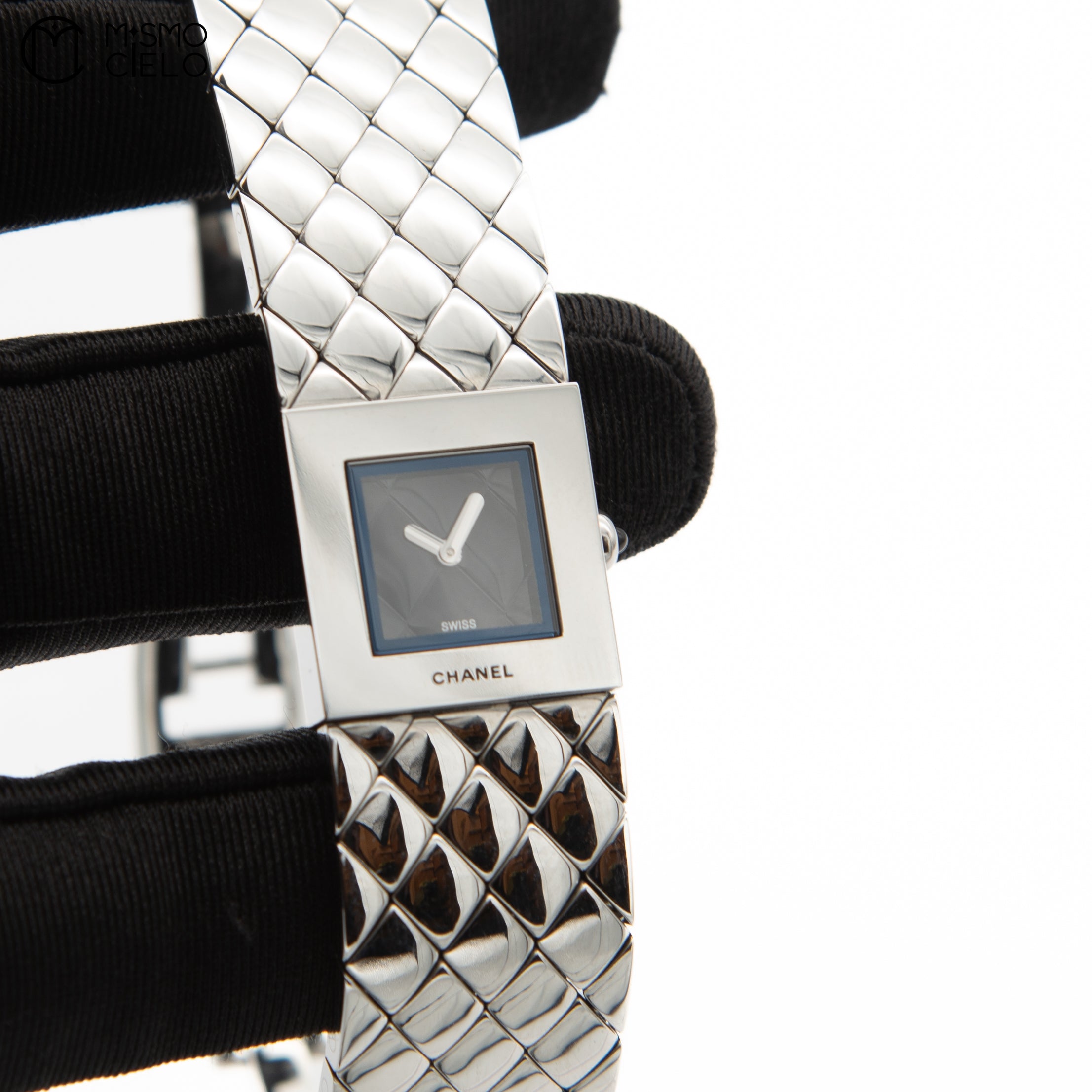 Matelasse SS Banded Watch