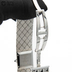 Matelasse SS Banded Watch