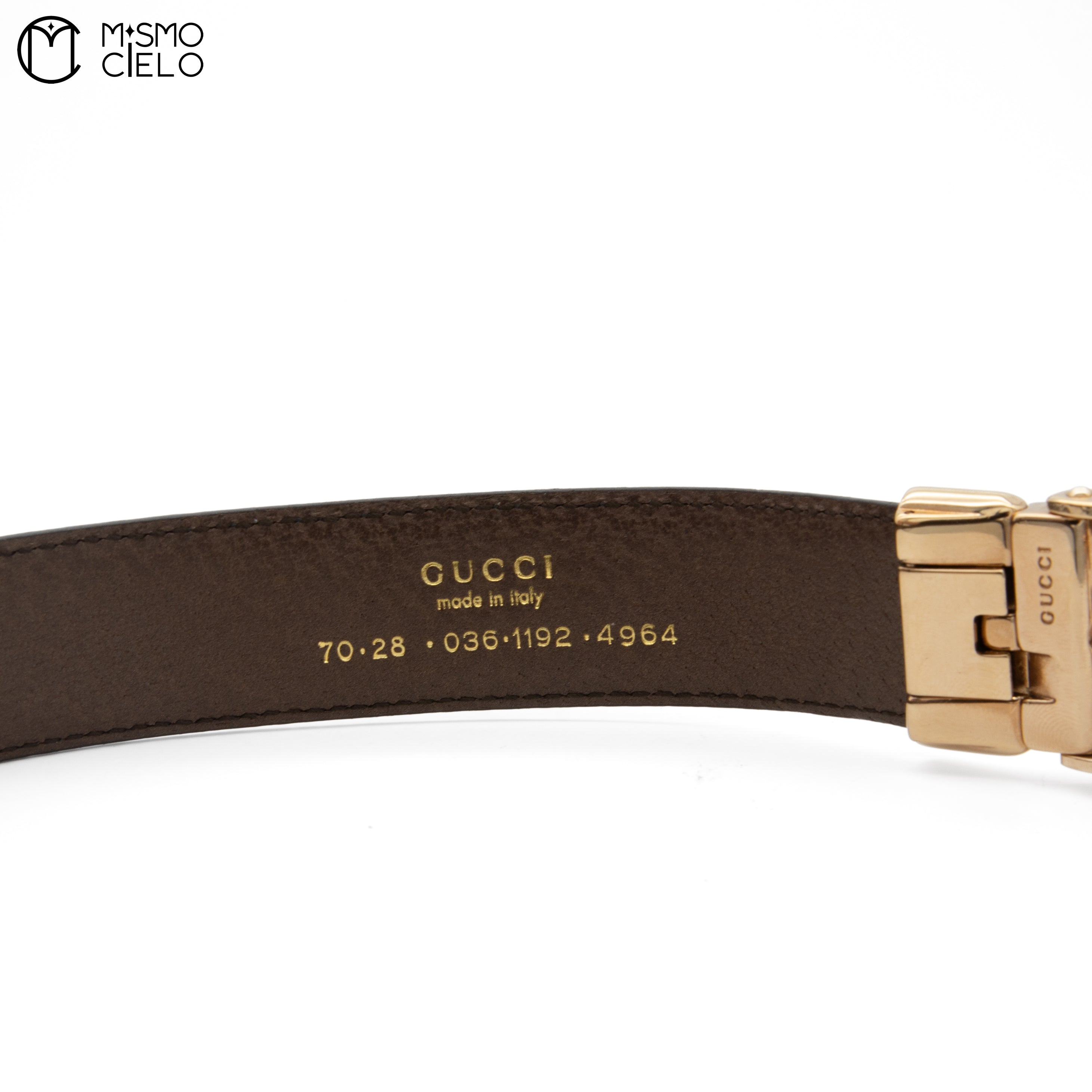 Imprime Belt Reversible Gold GG