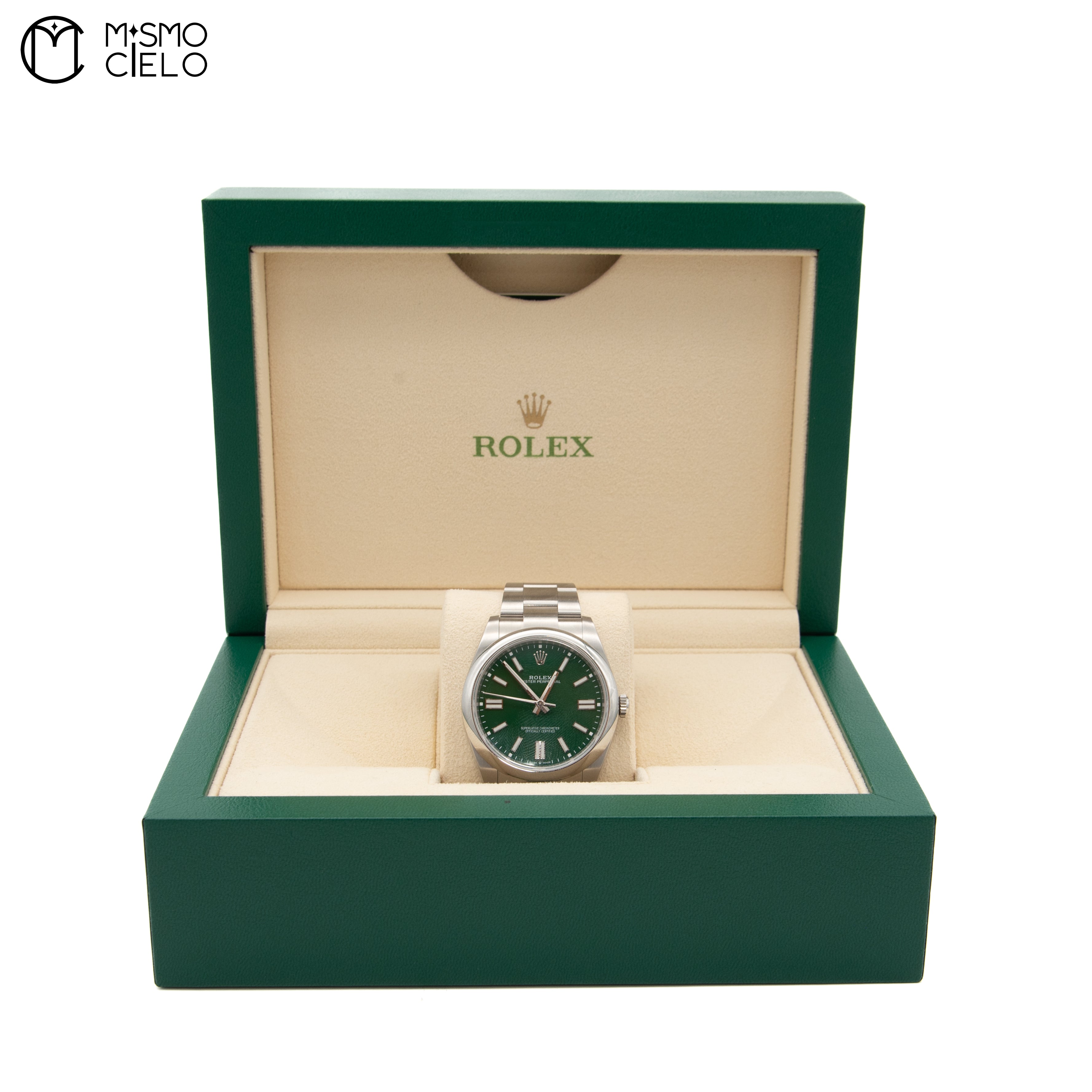 124300 Oyster Perpetual Green Dial