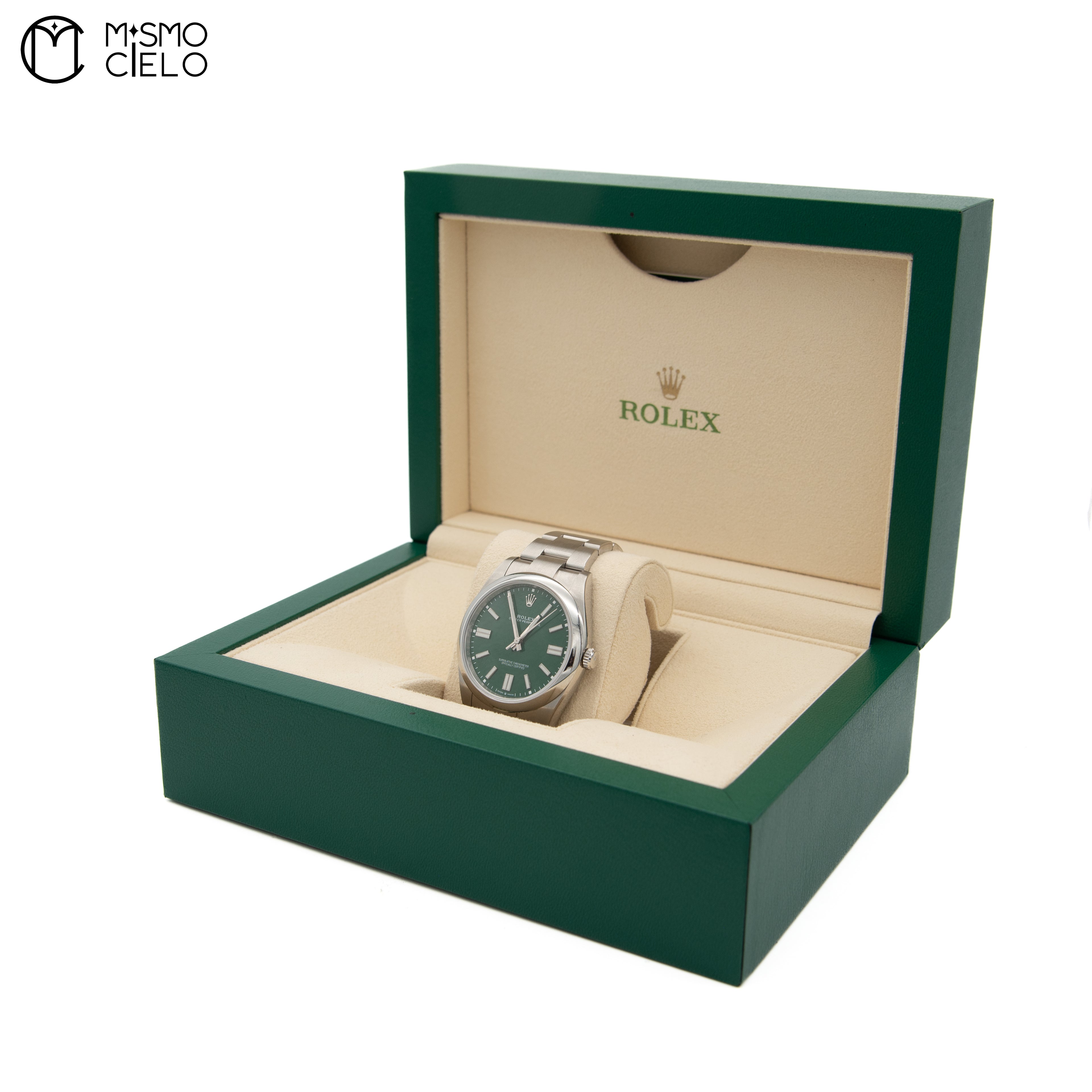 124300 Oyster Perpetual Green Dial