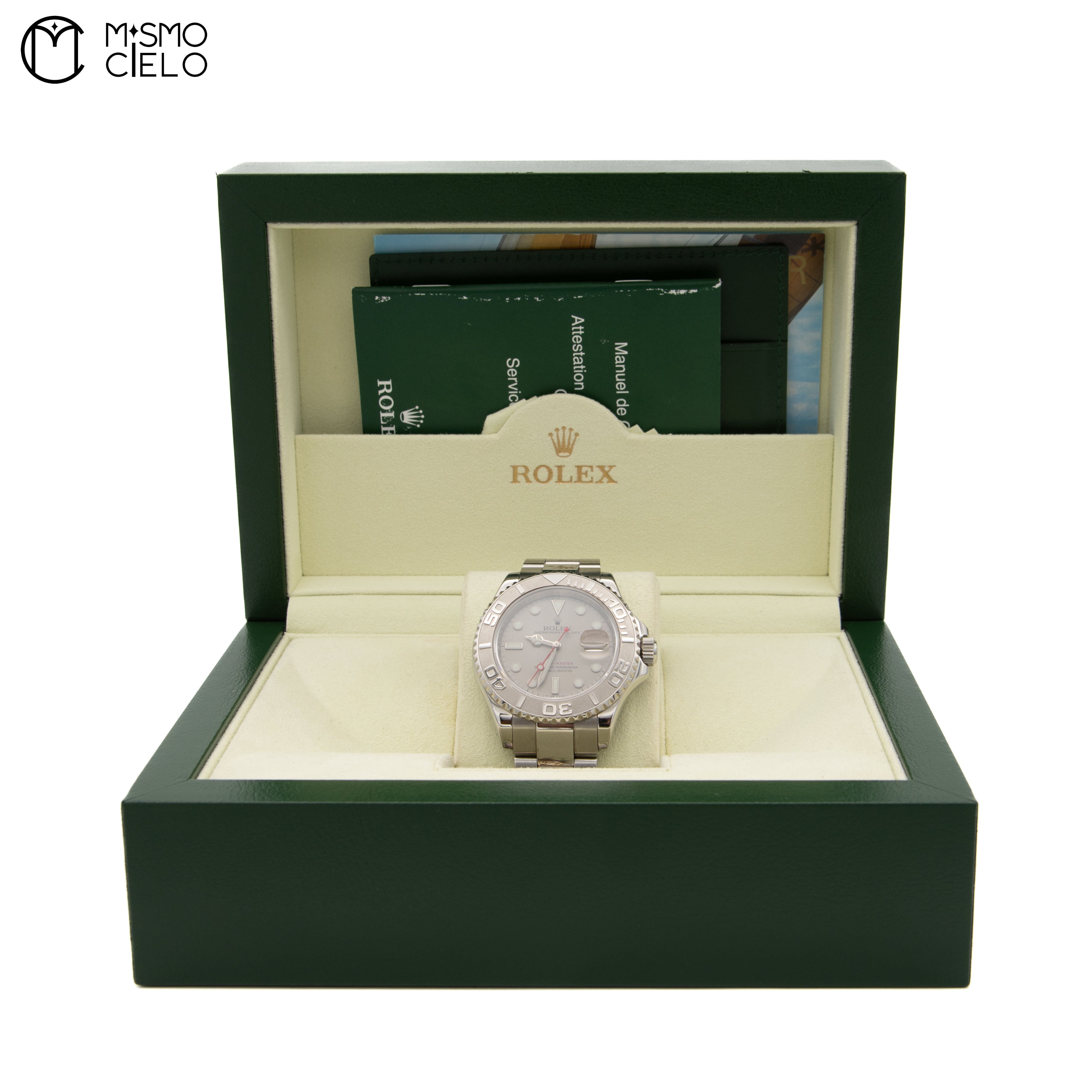 16622 Yacht-master Rolesium Silver Dial