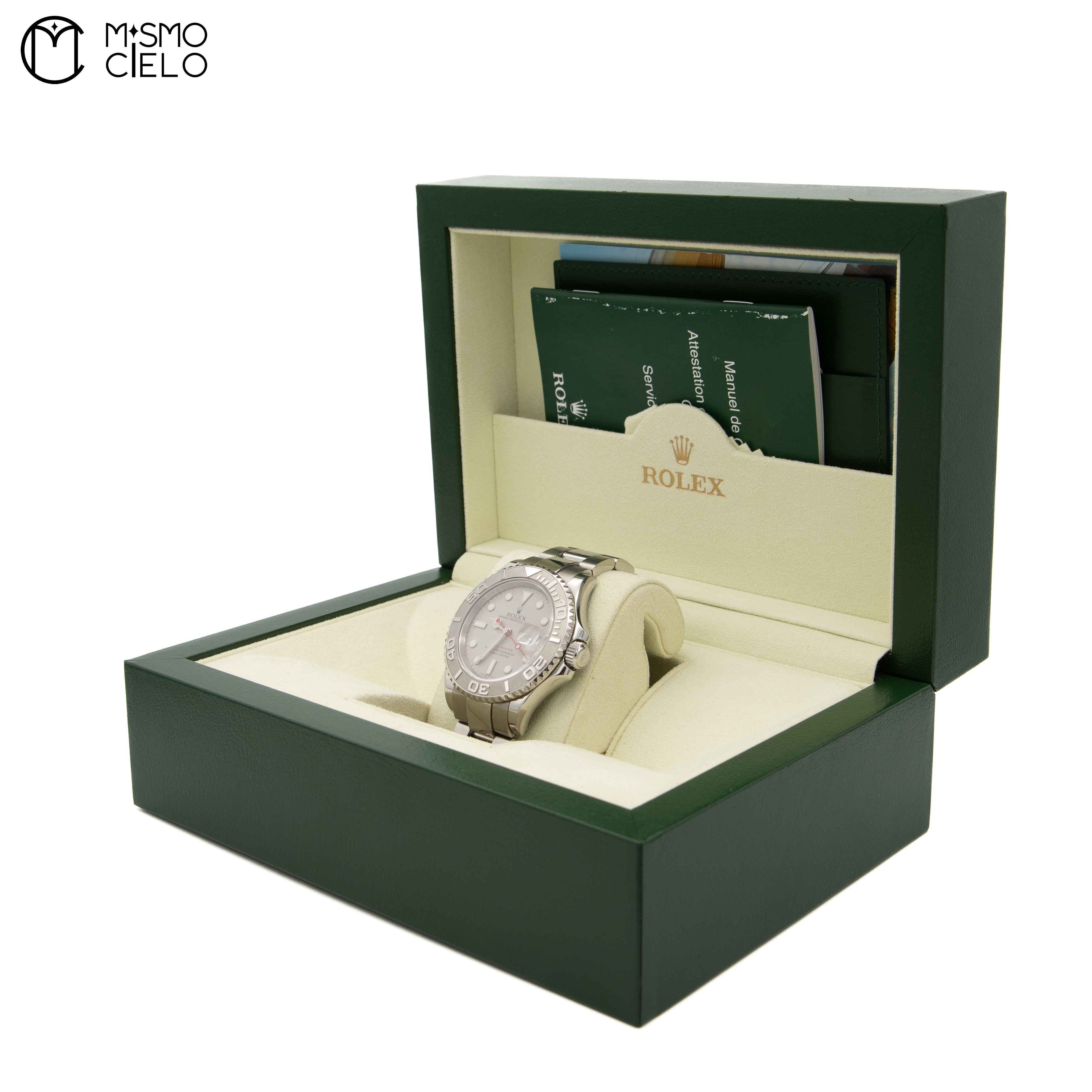 16622 Yacht-master Rolesium Silver Dial